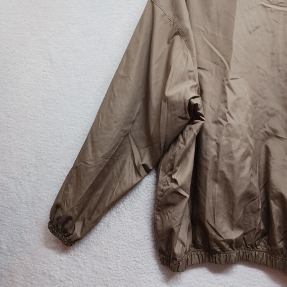 SB Tech Men's Windbreaker Jacket Mesh Lined Brown Size XL Full Zip - Picture 11 of 13